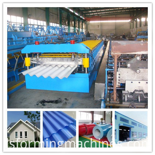 galvanized roof panel roll forming machine steel sheet machine